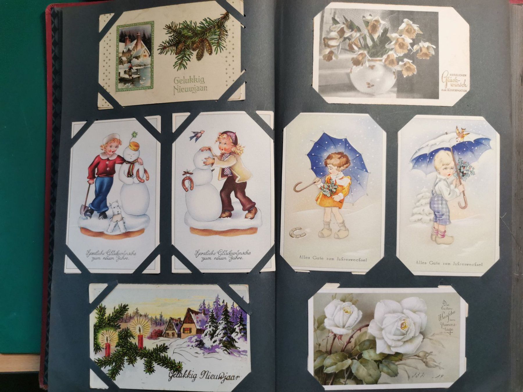 Cartoline postali: Kitschkarten  Sammlung   Neujahr   Kinder  Karten – Usato da Rheineck venduto da kat_7gld