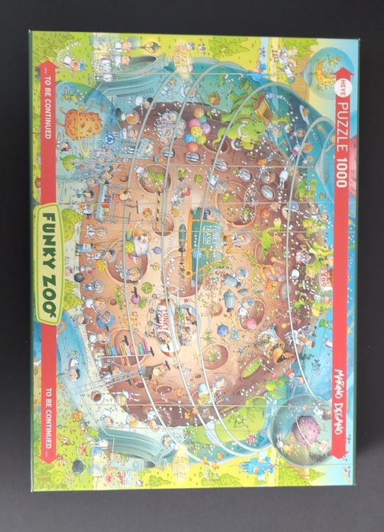 Puzzle - Funky Zoo Jurassic Habitat - 1000 Pièces - Philibert
