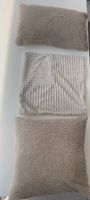 Zierkissen Dekokissen 45x45 und 35x50 braun/beige