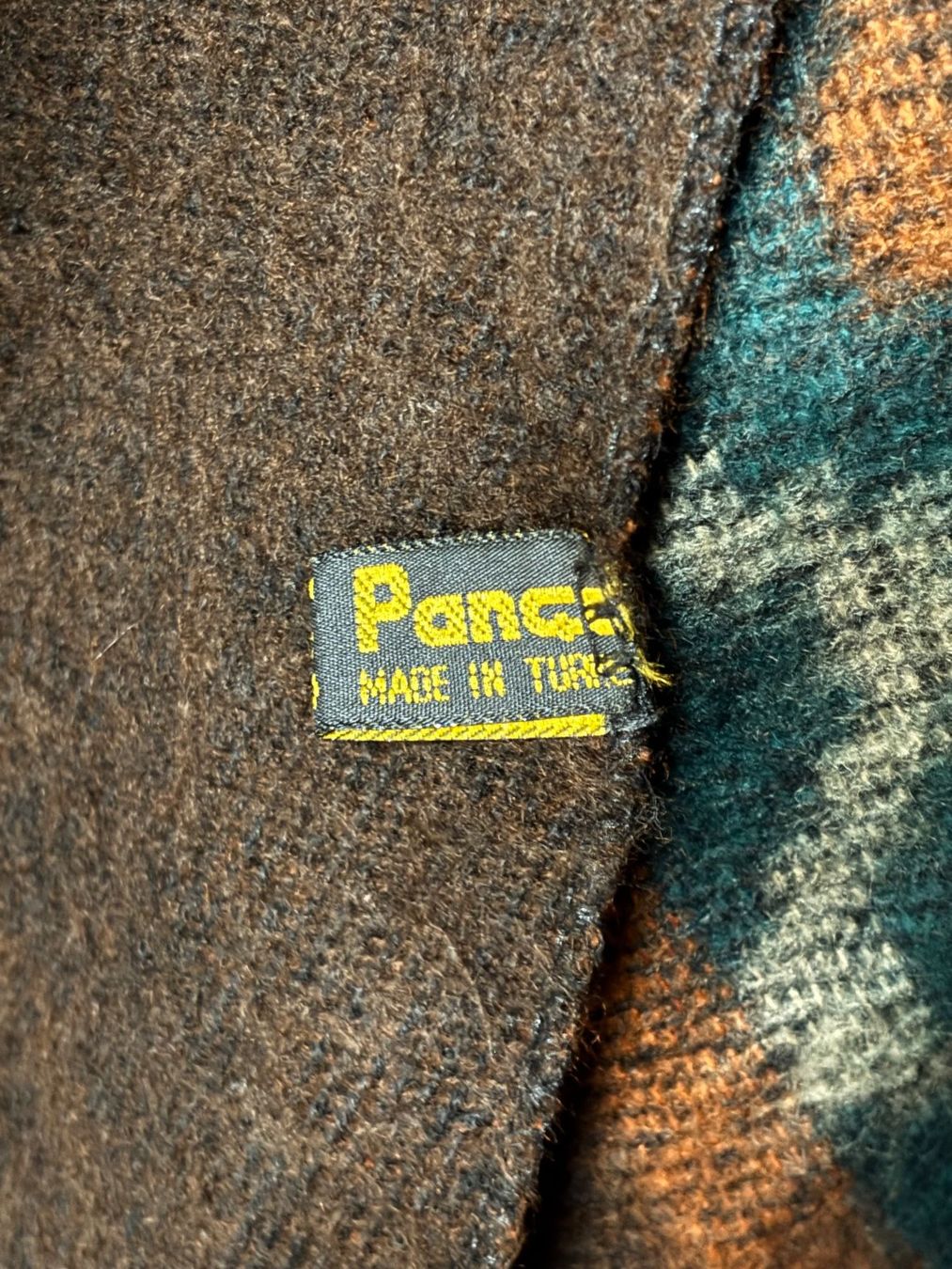 Giacche: Poncho / Überwurf mit Fransen, Herbst-Look, Braun – Usato da Alten venduto da AuntiesAtticFinds 4