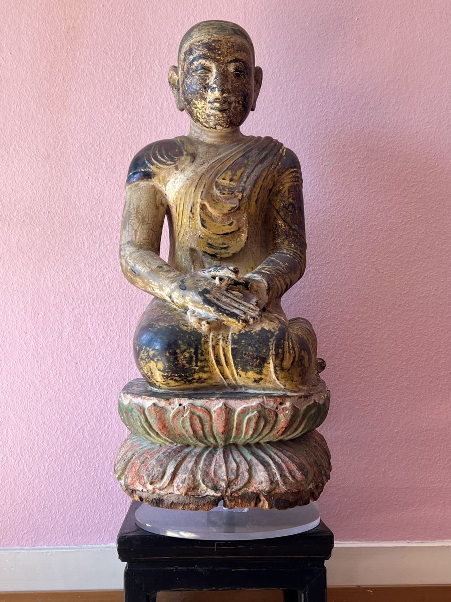 Sculture & Statue: Antike Siam Buddha Statue, Holz – Usato da Zürich venduto da juergarno 2