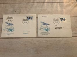 5 Couverts - Gedenkpostflug Bern-Locarno 13.7.1963 (1-12)