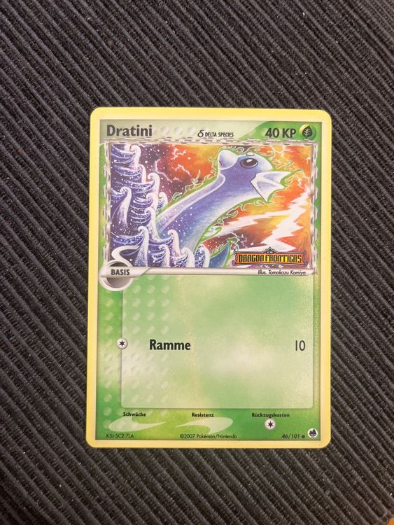 Pokemon Dratini Reverse Holo EX Dragon Frontiers excellent (Gebraucht ...