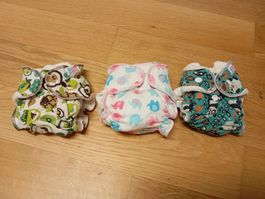 3x Petit Lulu, Newborn HöWi Stoffwindel