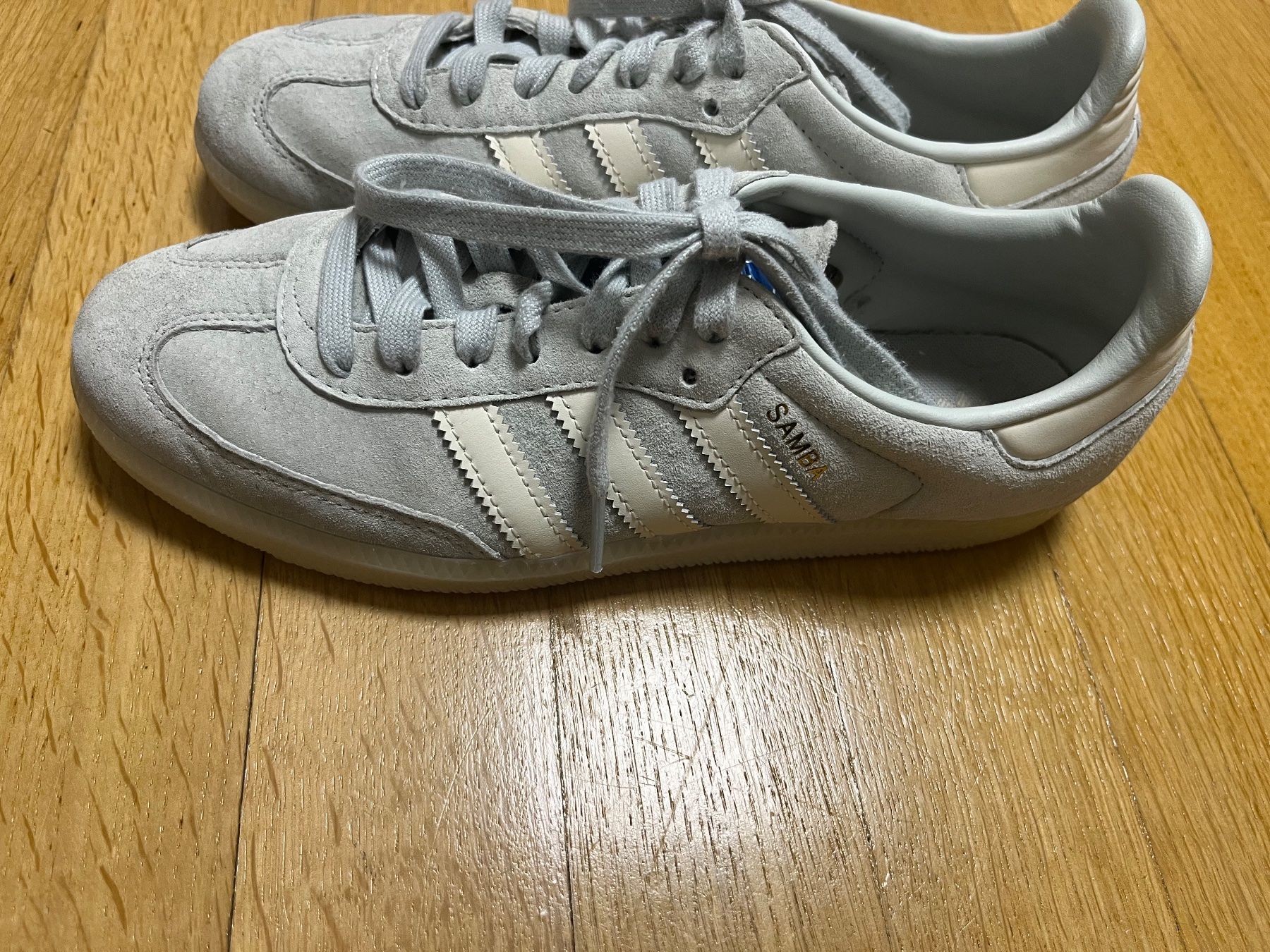 Adidas Damenschuhe: Adidas Samba Hellblau, Damen 40 2/3 – Gebraucht aus Zürich von Fkili 4