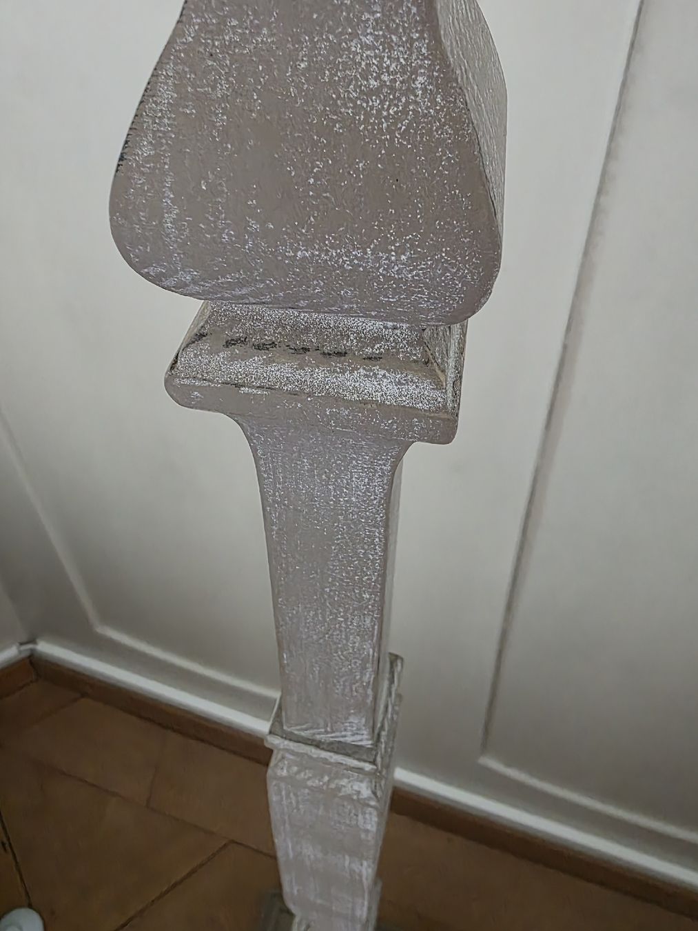 Lampade: Stehlampe - Holz grau mit Stoffschirm  – Usato da Zürich venduto da aez_25sd 3