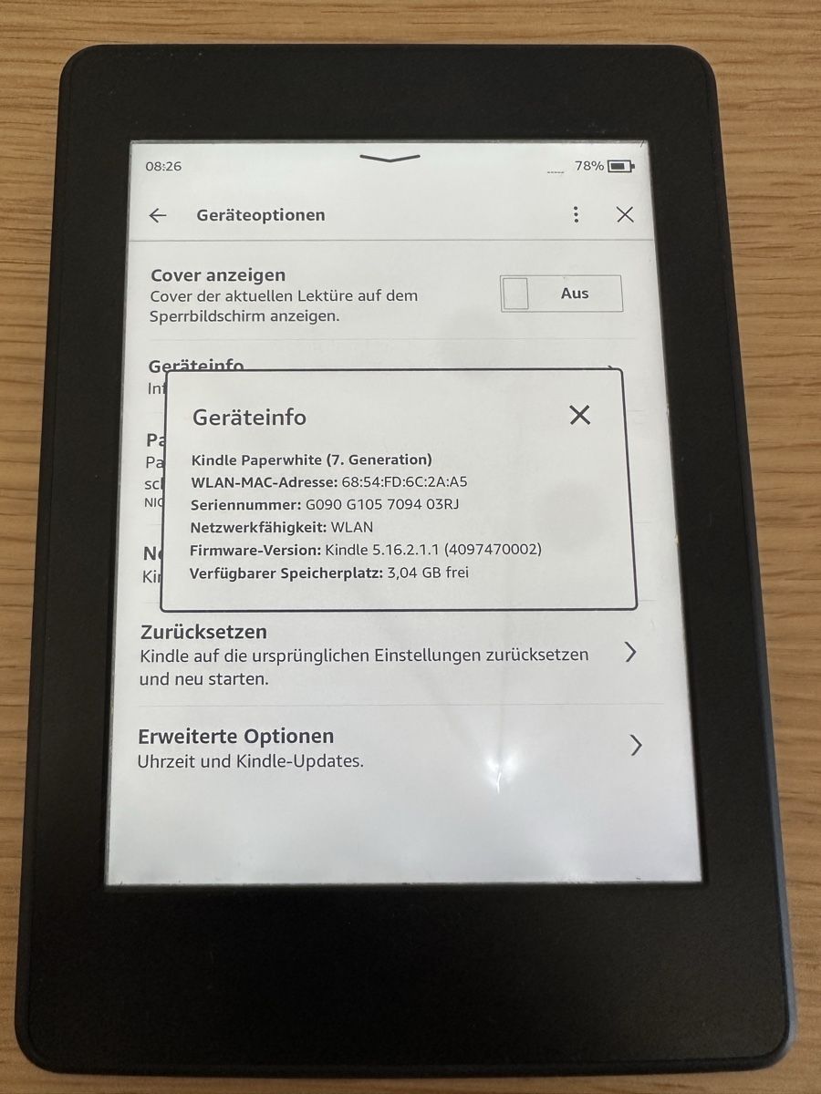 Amazon Tablet PC: Kindle Paperwhite 7. Gen eBook Reader – Usato da Glattpark(Opfikon) venduto da ZHINCITY 4