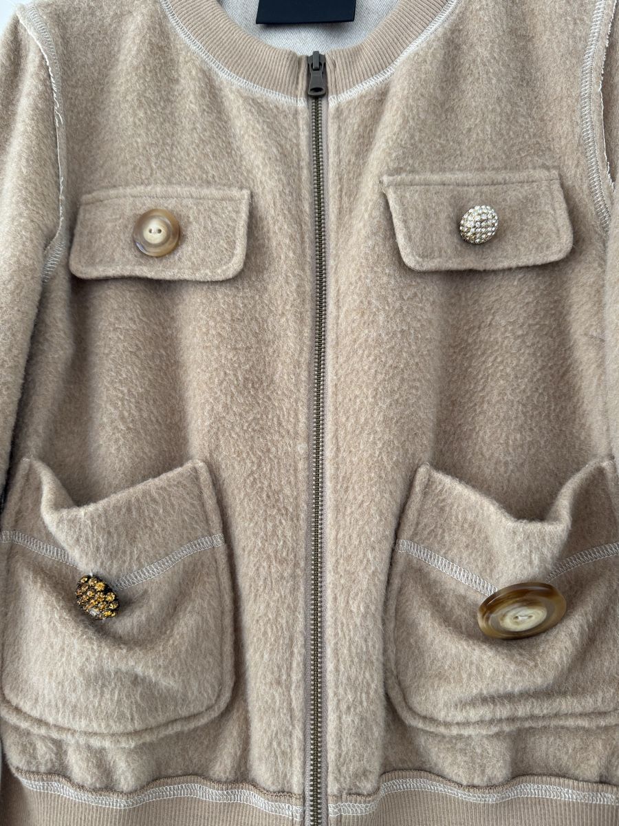 Jacken: Giacca Erika Cavallini beige camel – Gebraucht aus Viganello von mit_hd8q 1