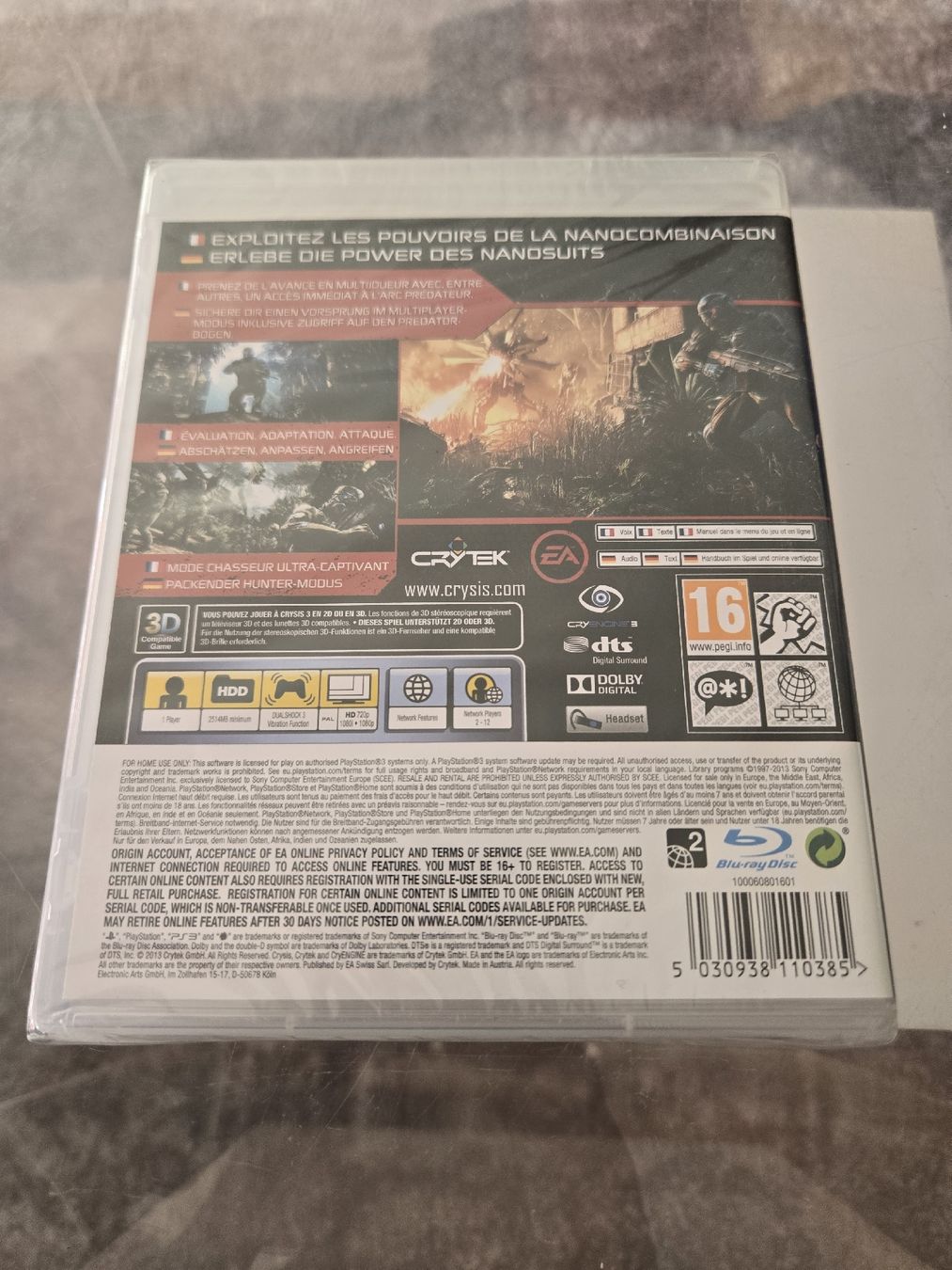 Jeux: Crysis 3 PS3 Neu/Neuf – Neuf (Voir description) à Bussigny par Kfdlt 1