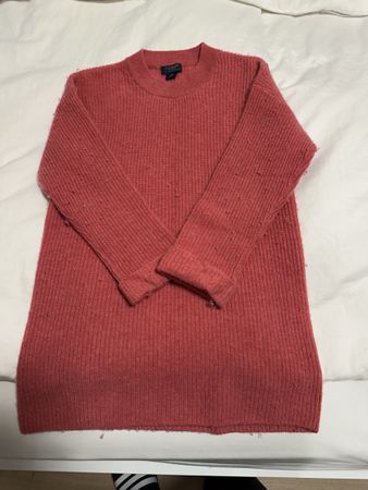Cashmere Kleid Mädchen Gr. 110 (Farbe Terrakotta)