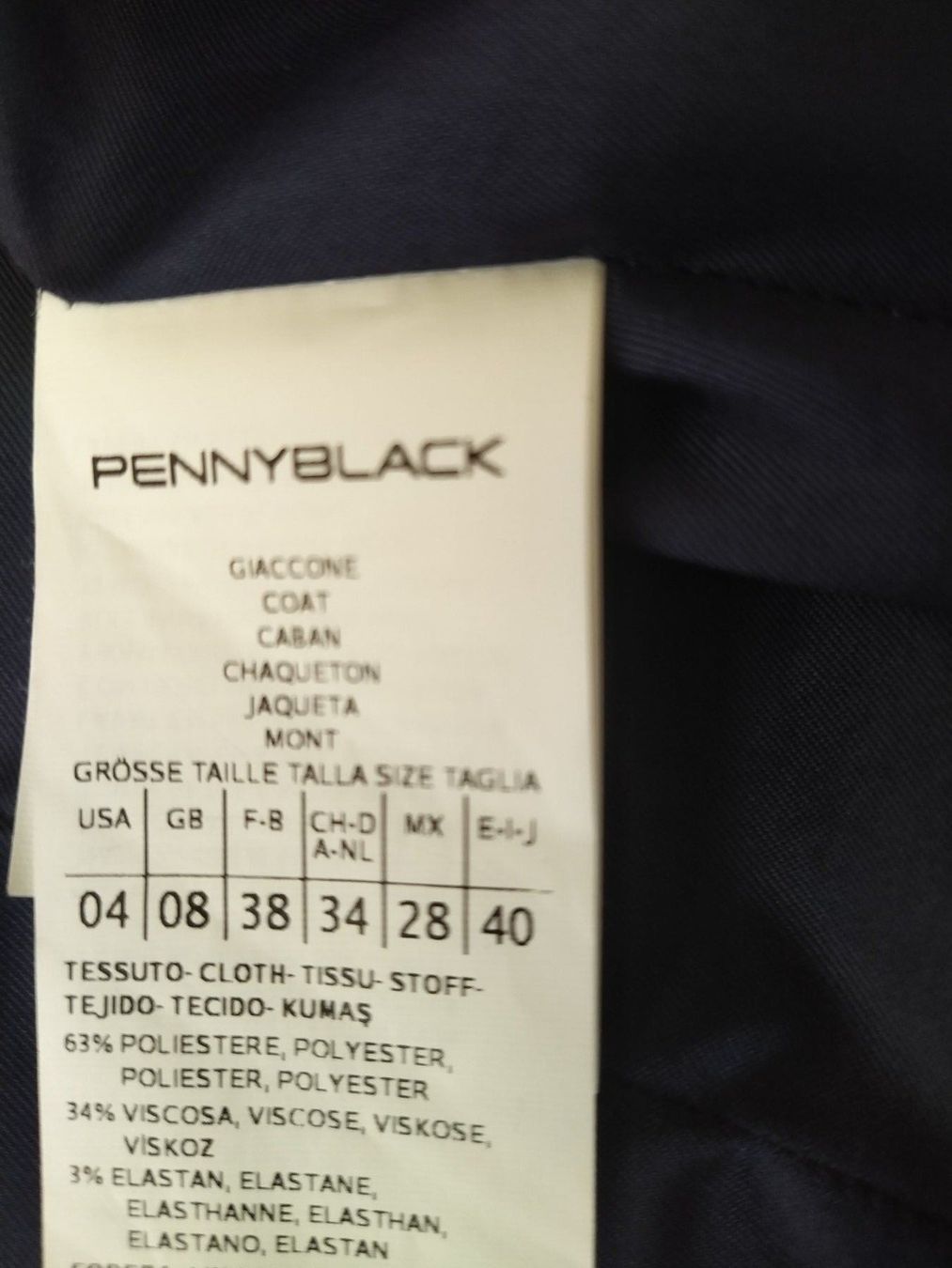 Giacche: Giacca PENNY BLACK – Usato da Figino venduto da Palotta 8