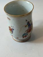 Chinesischer Famille-Rose Becher/Krug mit Henkel