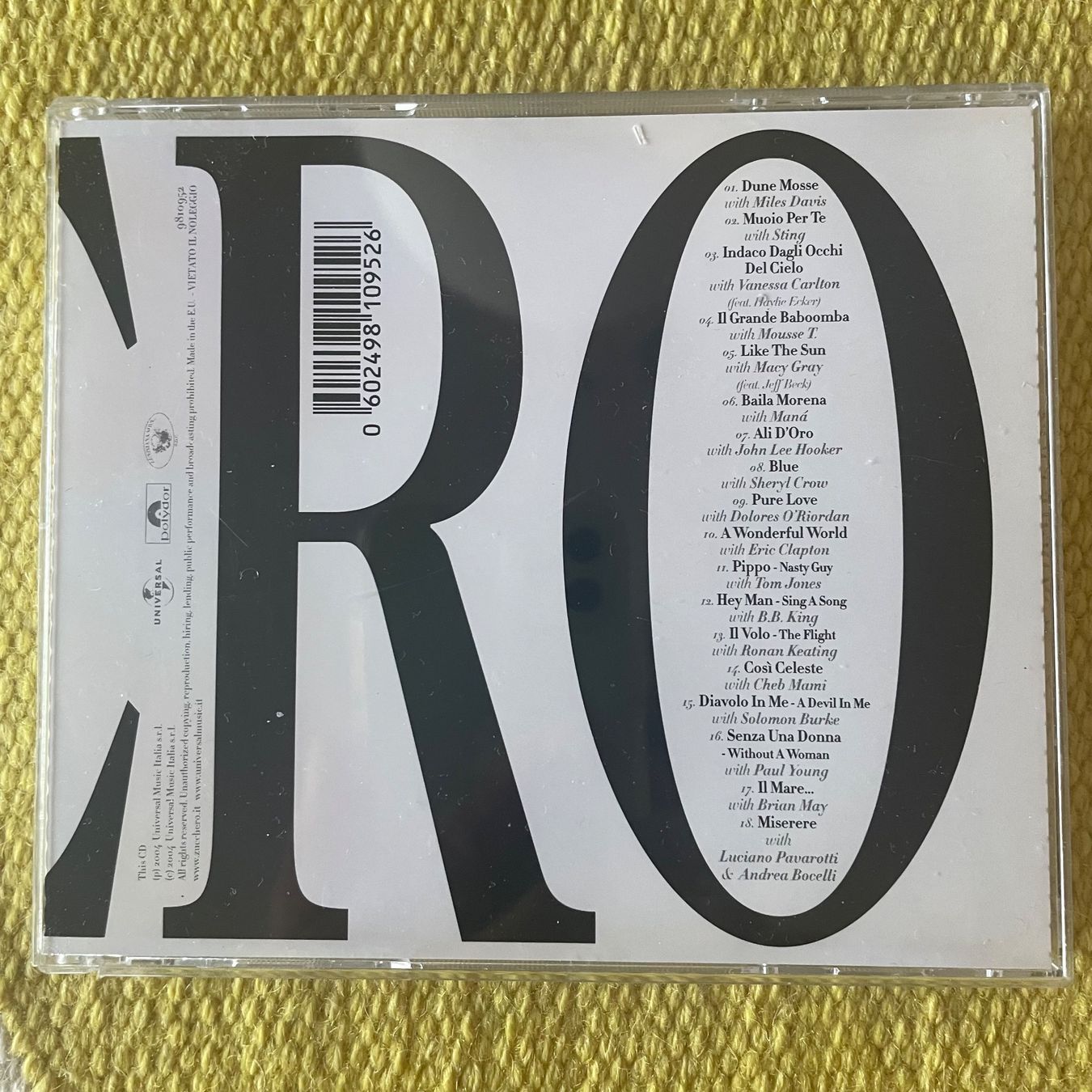 CDs: ZUCCHERO-ZUCCHERO&CO. – Gebraucht aus Rorschacherberg von CD-Roli 1