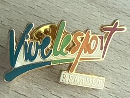 Pin  Vive le Sport Renault