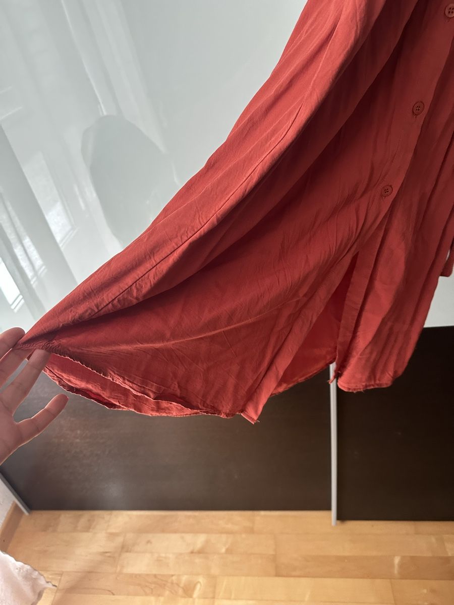 Shein Kleider: Blusenkleid in Terrakotta - Grösse L – Neu (gemäss Beschreibung) aus Altendorf von Eastwick4 3