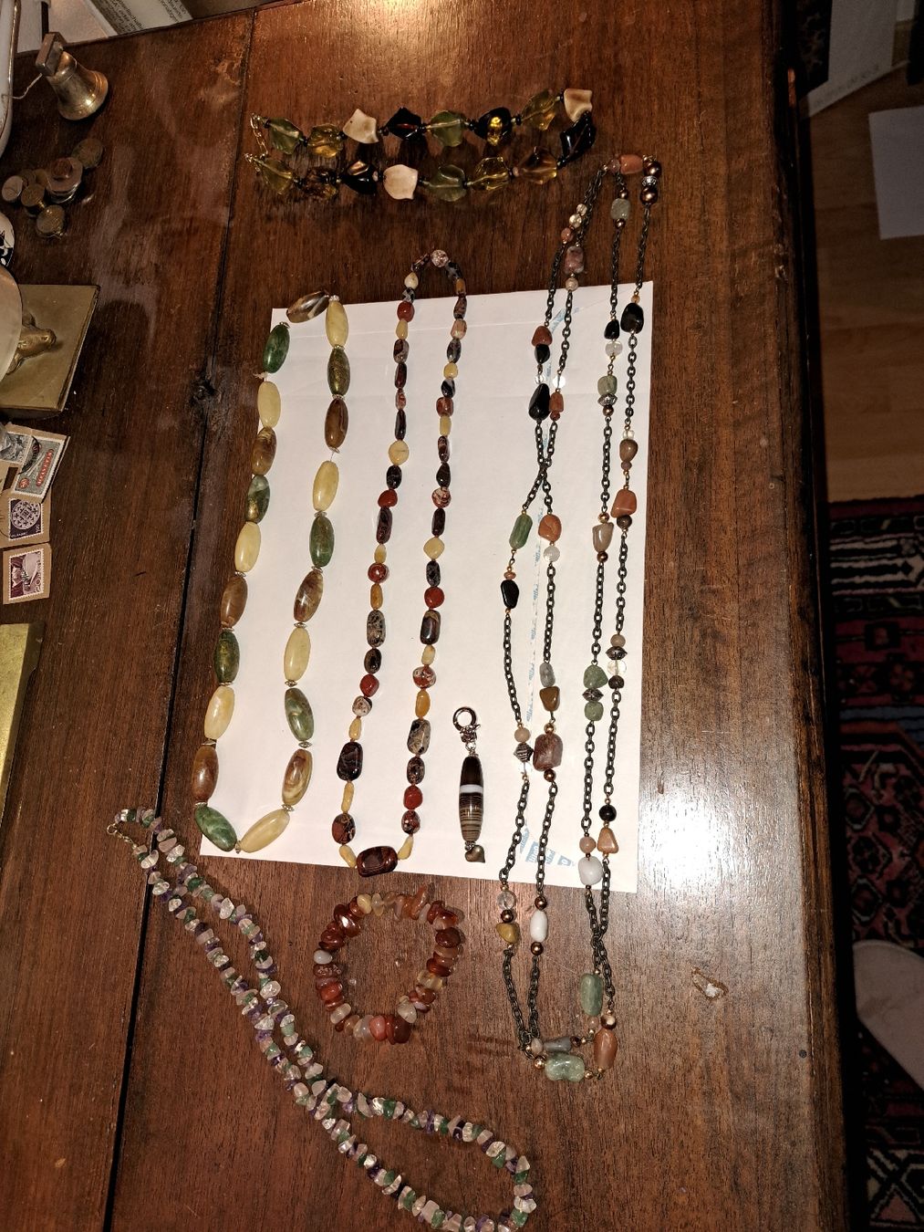 Altri gioielli: Schmick Lot diverse Steinketten – Usato da Kölliken venduto da Upcycling-by-Mc-TAM