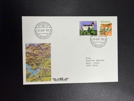 Bahnpostbeleg Luzern-Stans-Engelberg-Bahn 1997