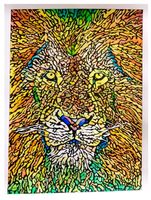 Original Aquarell "Löwe" Bild