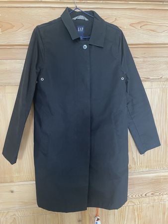 Schicker GAP Damen Trenchcoat, Grösse M, Schwarz