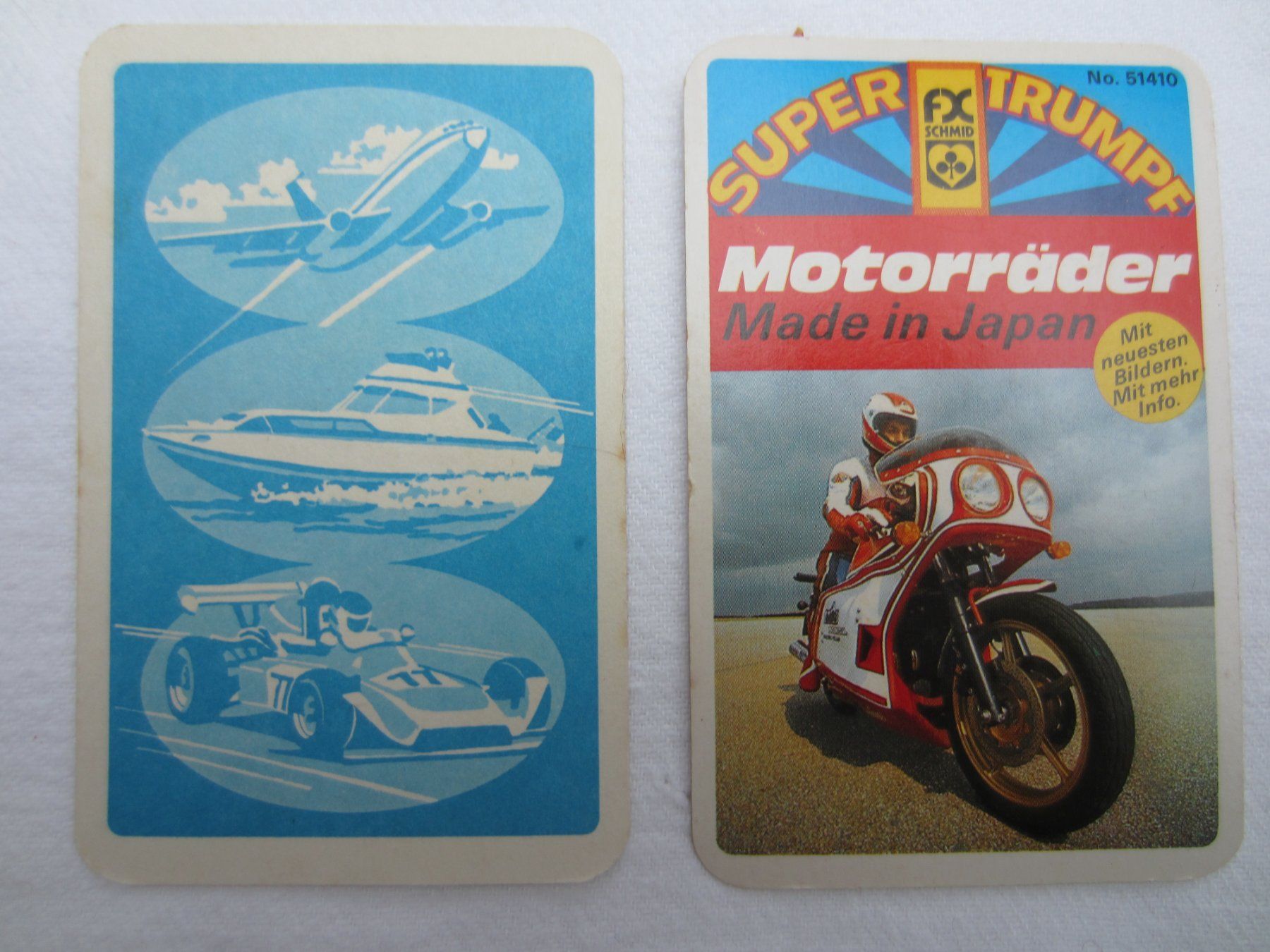 Giochi: QUARTETT Motorräder F.X. Schmid Spielkarten – Usato da Sursee venduto da Tschiger 6