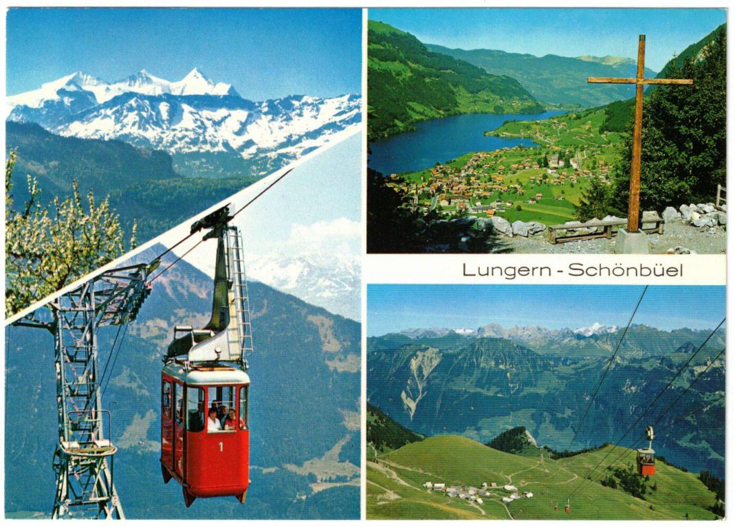 Cartoline postali: Lungern - 4 Bild AK – Usato da Binningen venduto da Mountainrider