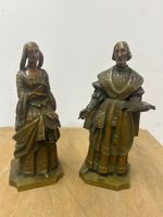 Bronze Figuren Unbezeichnet patiniert Edelleute ca. um 1900