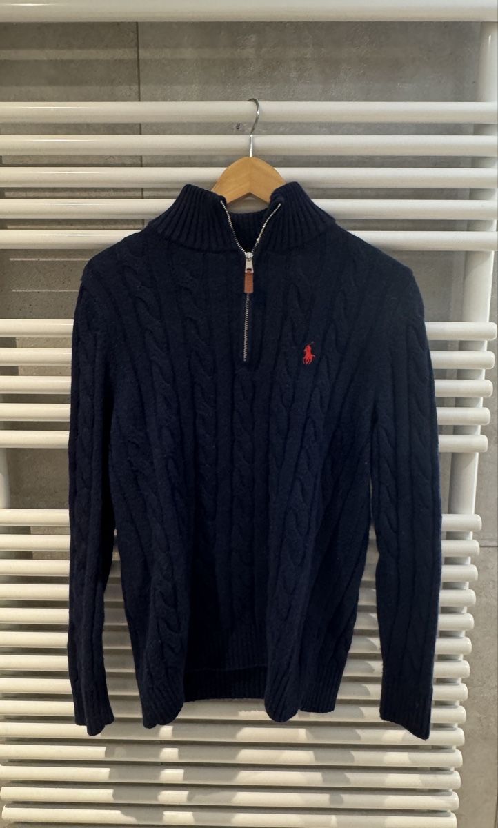 Maglioni & Felpe: Polo Ralph Lauren Zopfstrick Pullover Gr. L Dunkelblau – Usato da Hinwil venduto da Erl_rl67 1