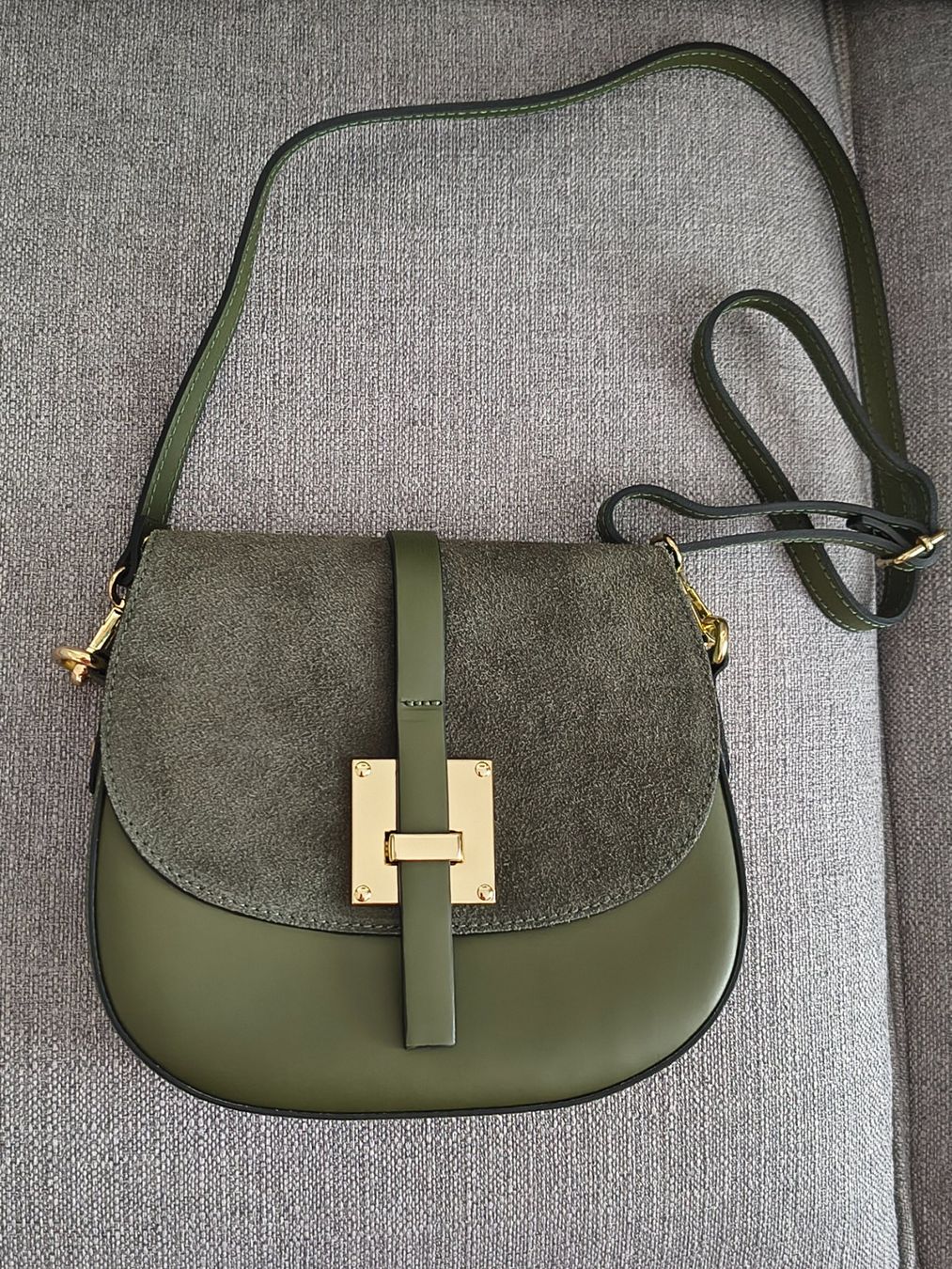 Borse da donna: Olive Handtasche, neuwertig, Echt Leder – Nuovo (secondo la descrizione) da Greifensee venduto da Beautyisforever