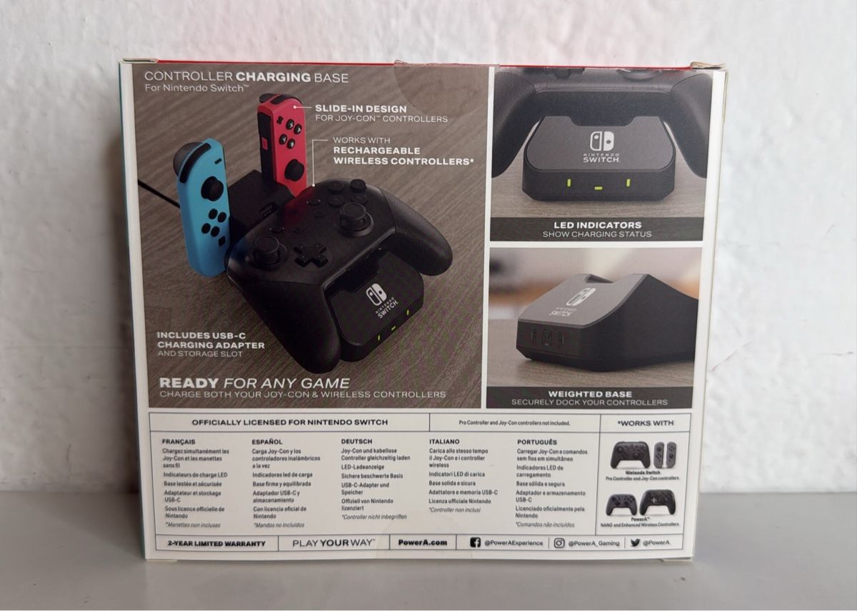 Nintendo Manettes: Nintendo Switch Controller Charging Base PowerA – D'occasion à Ehrendingen par bubulence 3