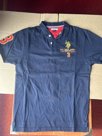 U.S. Polo Assn. Herren Poloshirt, Gr. L, Dunkelblau