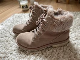 Warme Winter Boots, Grösse 35, Top Zustand, Rosa Fell