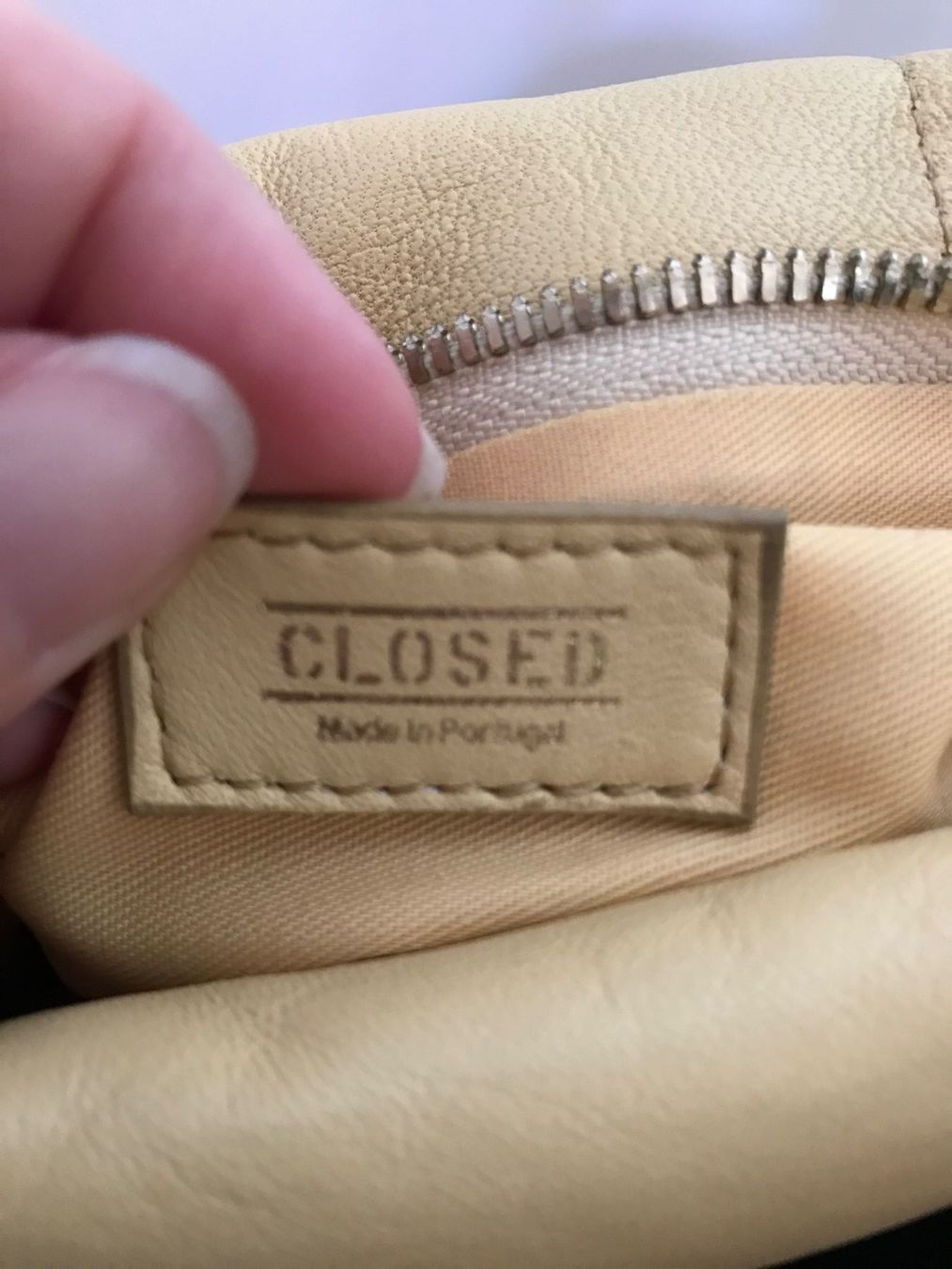 Closed Borse da donna: Sac CLOSED jaune pâle – Usato da Basel venduto da Maria-Alexa 6