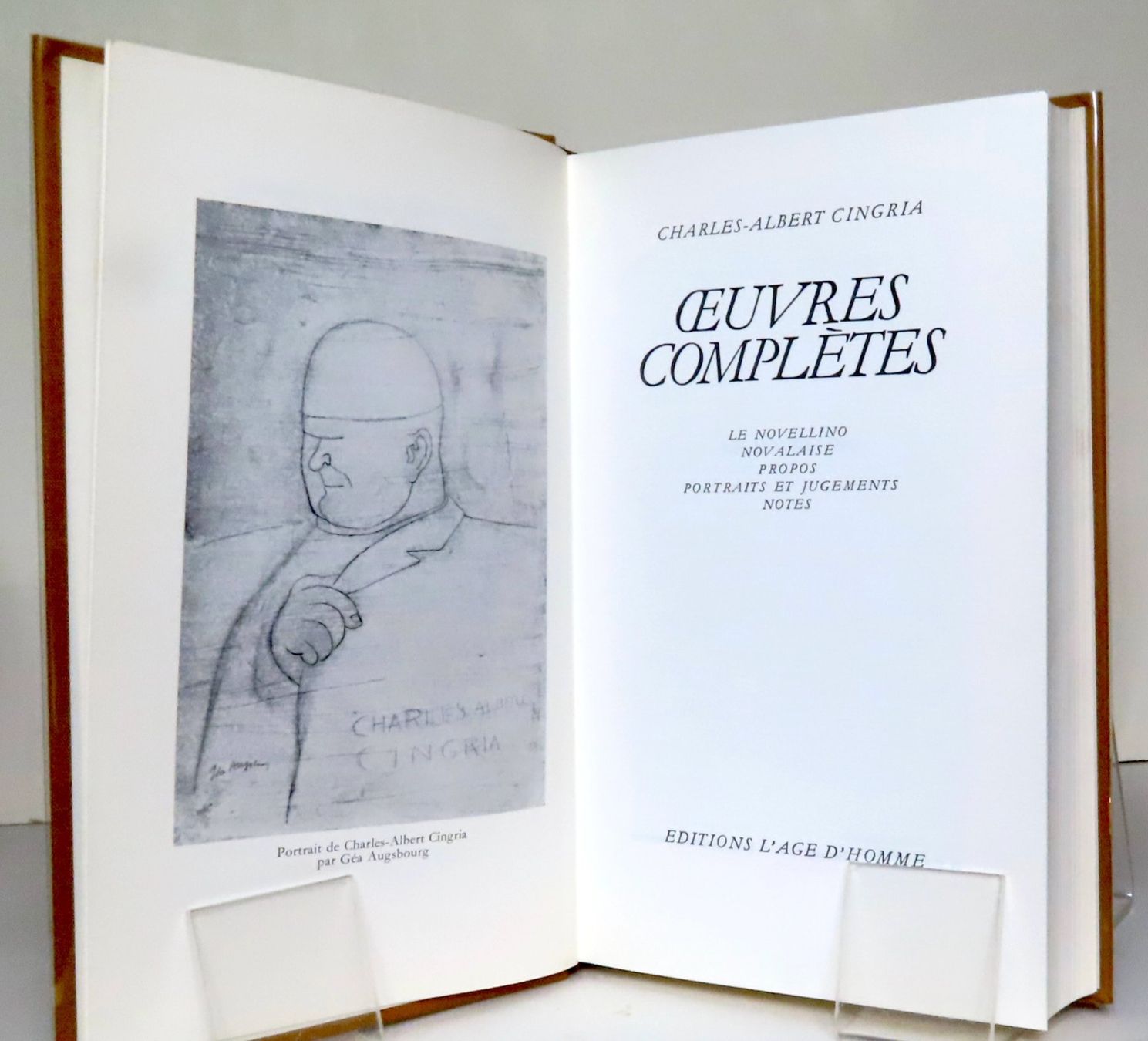 Livres: Charles-Albert Cingria - Oeuvres complètes – D'occasion à Le Locle par LibrairieLaBergerie 4