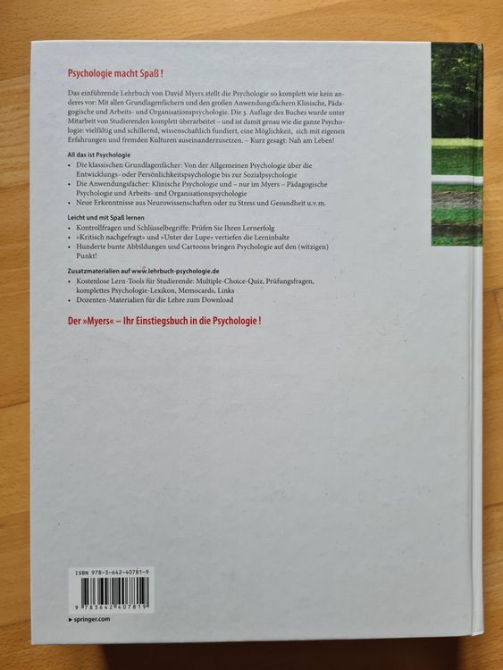 Psychologie Von David G. Myers, 3. Auflage | Kaufen Auf Ricardo