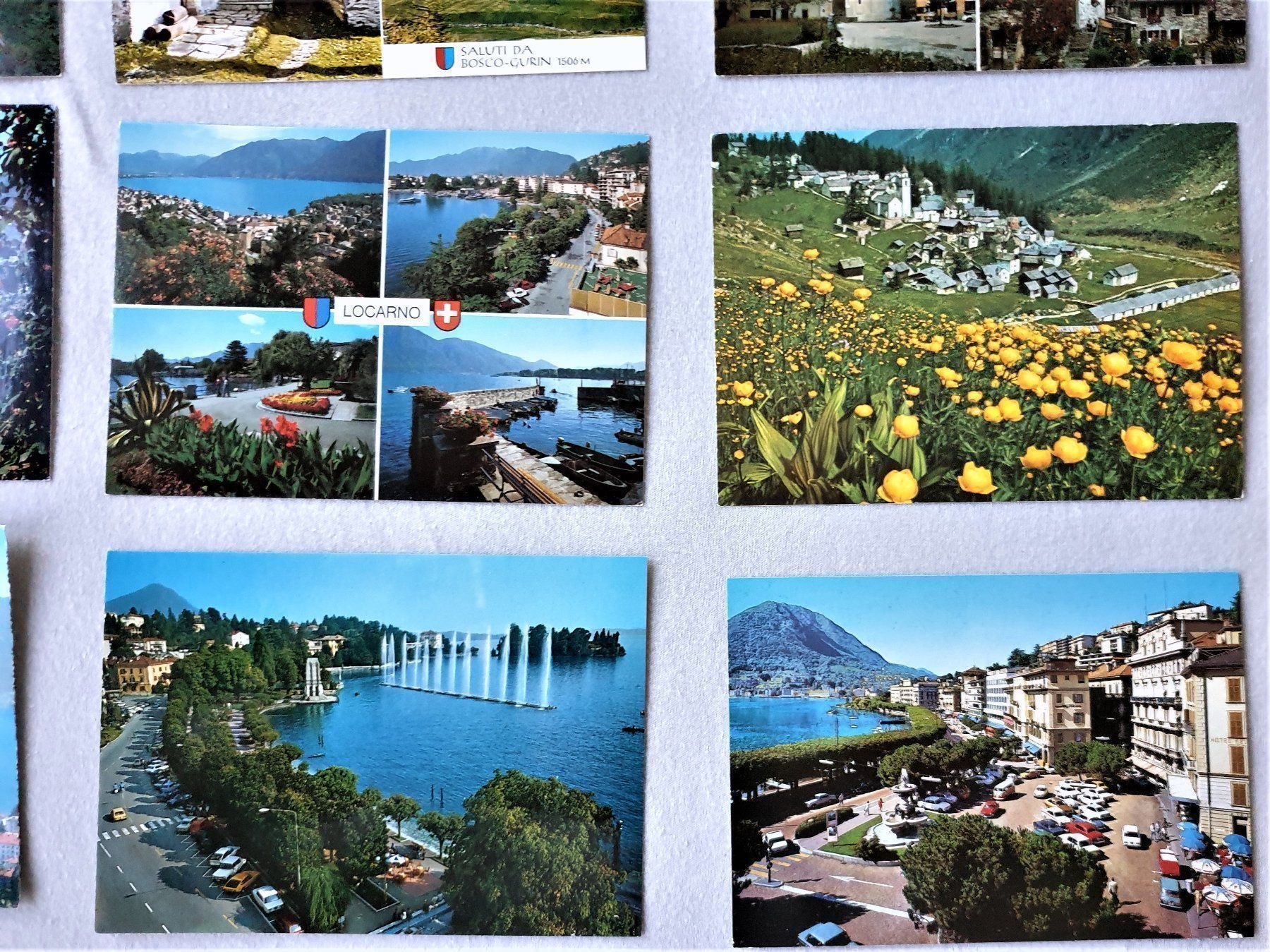 Cartoline postali: (168)  18 Postkarten vom Kanton Tessin – Usato da Schwarzhäusern venduto da Inot3 7