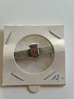 Krawattennadel Wappen Rot Weiss Buchstabe T Metall(S37)