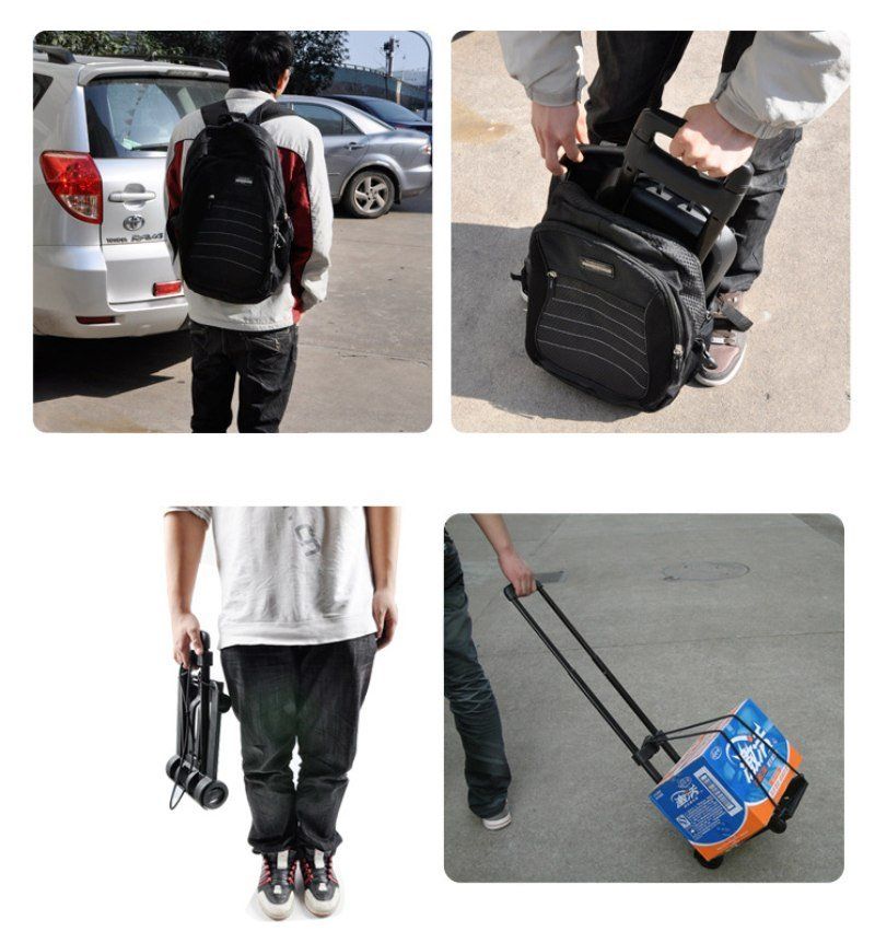 Carrelli elevatori e a forche: Chariot pliante portable solide Chariot de course – Nuovo e nell'imballaggio originale da Morges venduto da M-Store 6