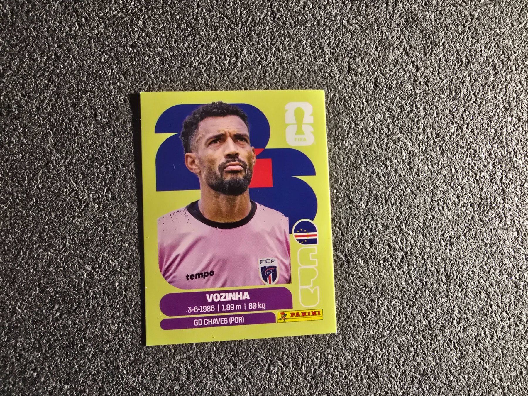 Panini Cartes à collectionner: Panini WM 26 - Vozinha- CPV2 – Neuf (Voir description) à Tennwil par mal_2fhf