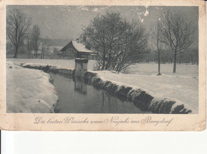 Cartoline postali: Burgdorf 1925 – Usato da Bürglen TG venduto da StampGraf