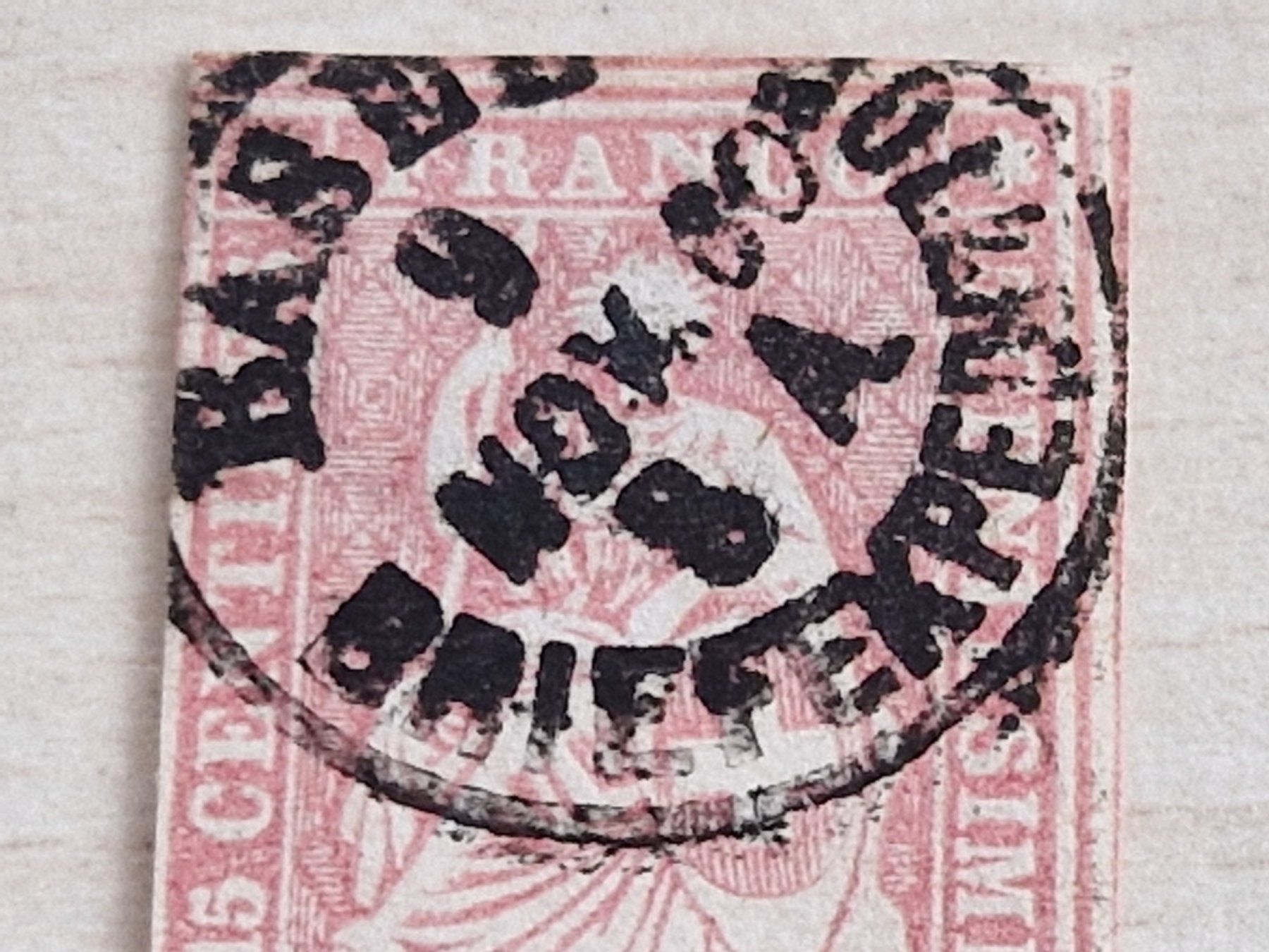 Tutti i francobolli: Strubel 24G, signiert, Basel, ab 1.- – Usato da Burgdorf venduto da Glossy01 2