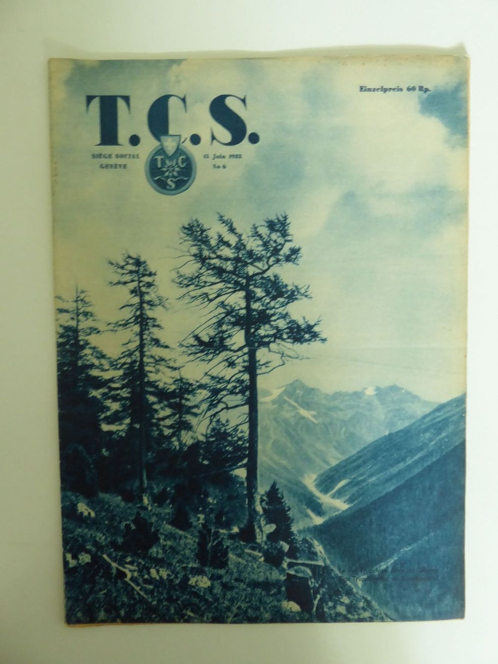 Zeitschriften & Magazine: 1933 Zeitschrift vom T. C. S. – Gebraucht aus Zürich von Chaeffeler