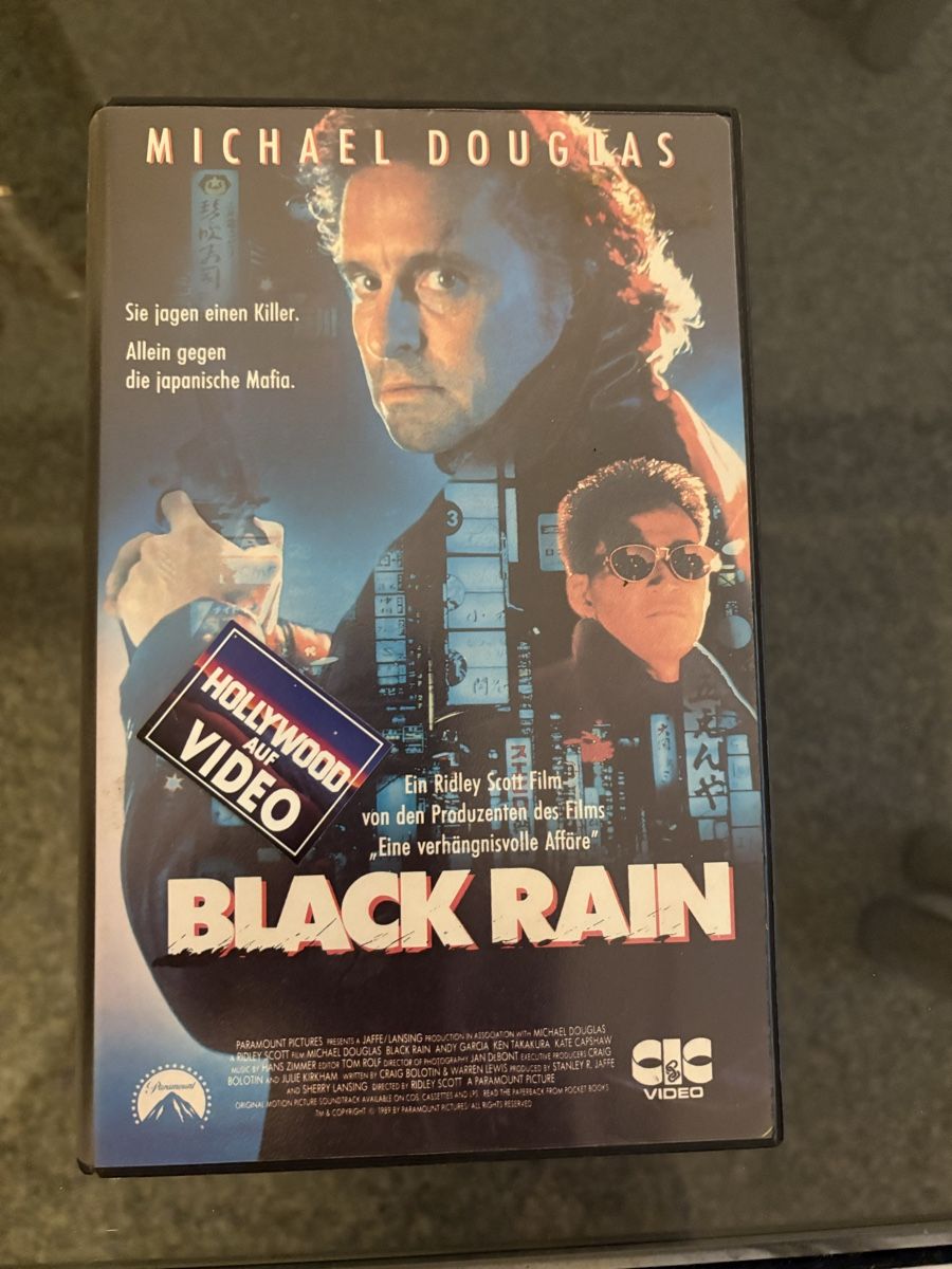 Tutti i VHS: VHS black rain TOP – Usato da Herzogenbuchsee venduto da warrior77