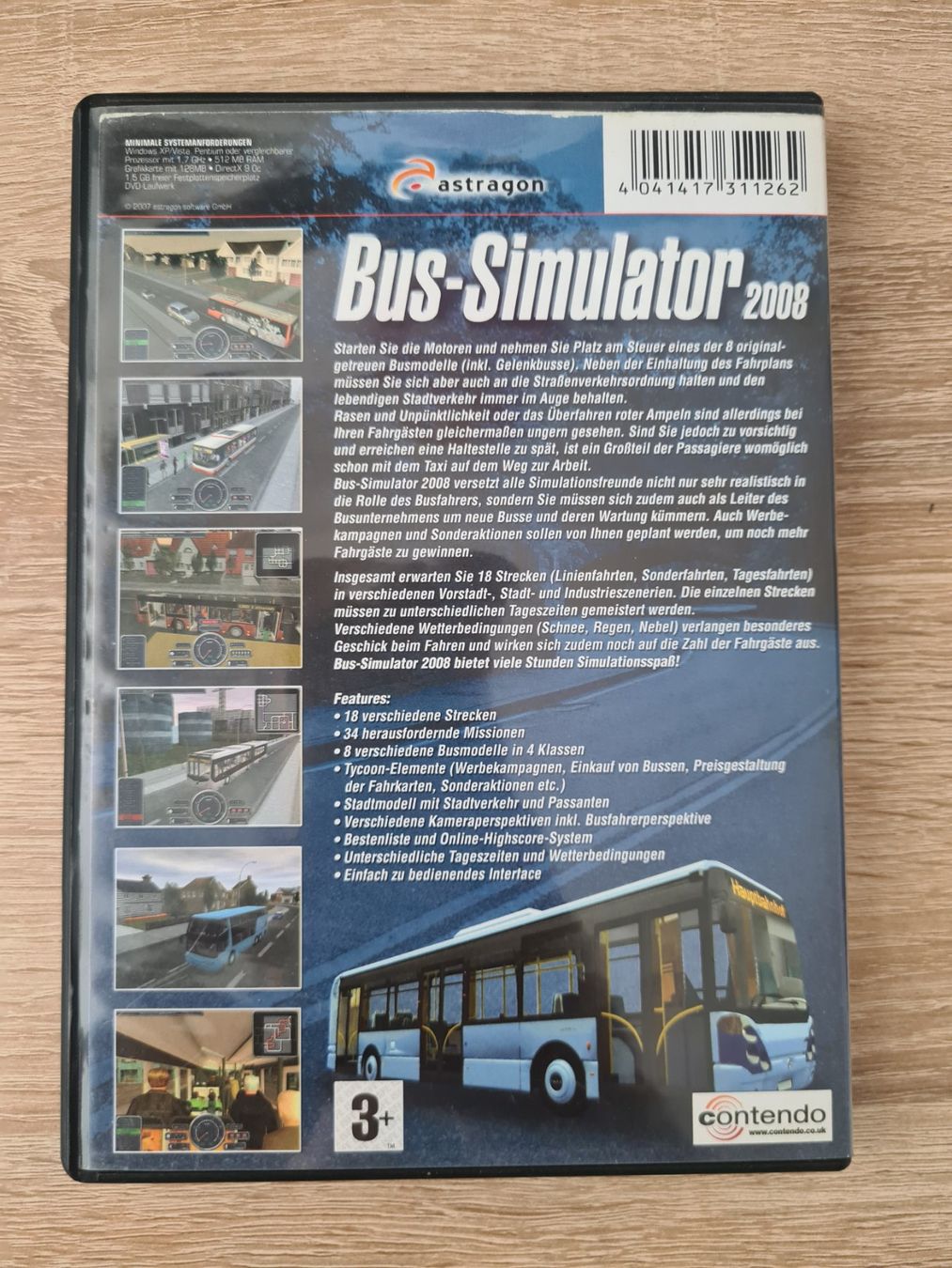 Giochi: Bus-Simulator 2008 (German) - PC – Usato da Carouge GE venduto da Gasco 1
