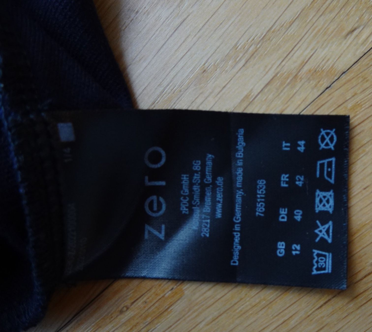Vestiti: Kleid Zero Gr 40 dunkelblau spitze Cocktailkleid Maxikleid – Usato da Winterthur venduto da blumeblau77 2