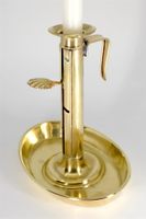 K0399 Antiker Biedermeier-Handleuchter Kerzenständer ~1835