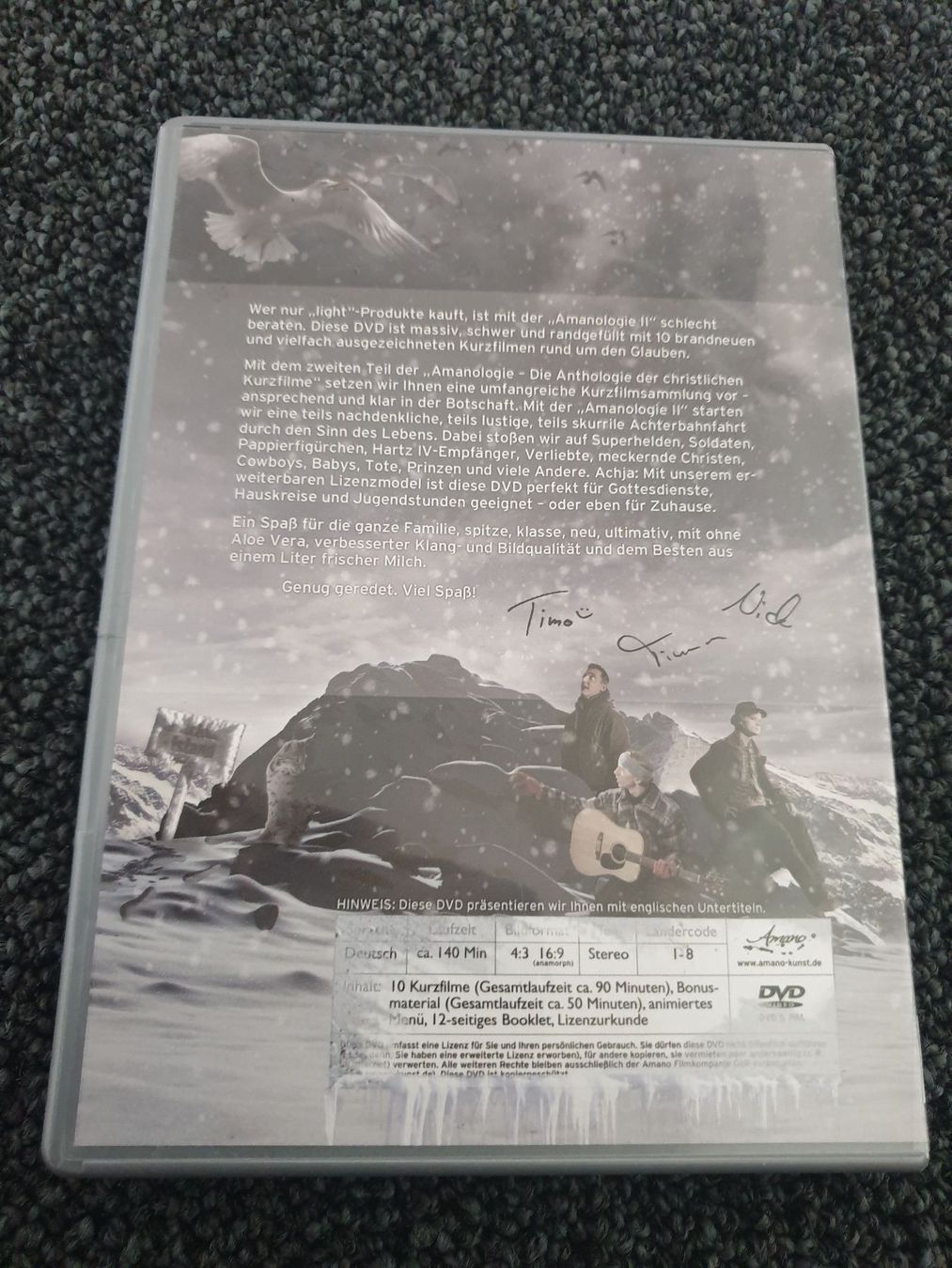 Alle DVDs: AMANOLONIE(3452) – Gebraucht aus Ruswil von Ruck.Zuck. 1