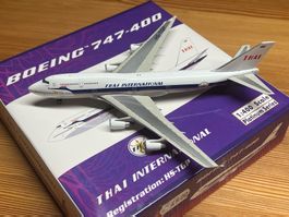 1:400 Phoenix Thai Boeing 747-400 HS-TGP Flugzeugmodell