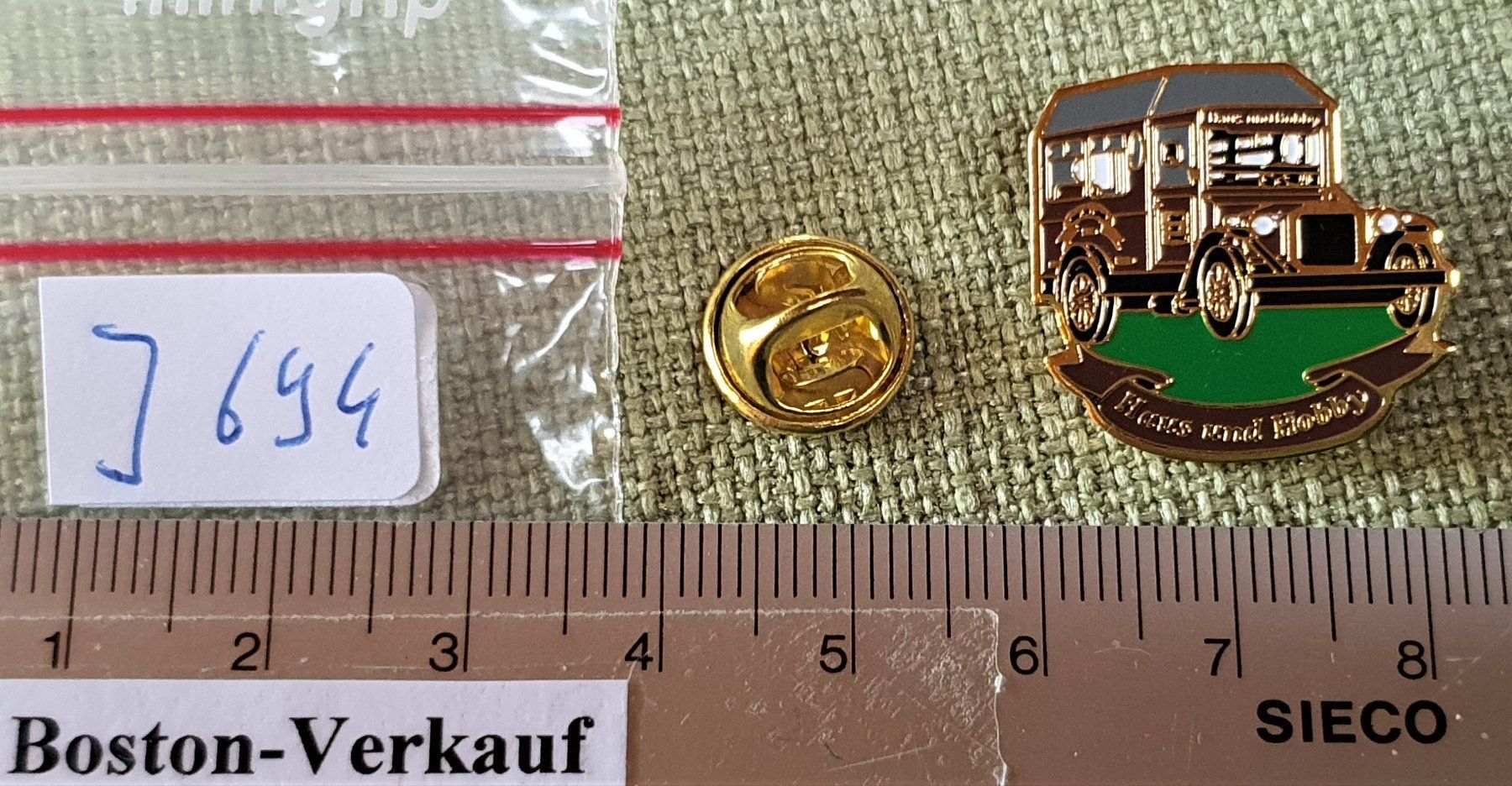 Placchette & Badge: J694 - Pin Oldtimer Haus und Hobby – Usato da Reinach BL venduto da Boston-Verkauf 1