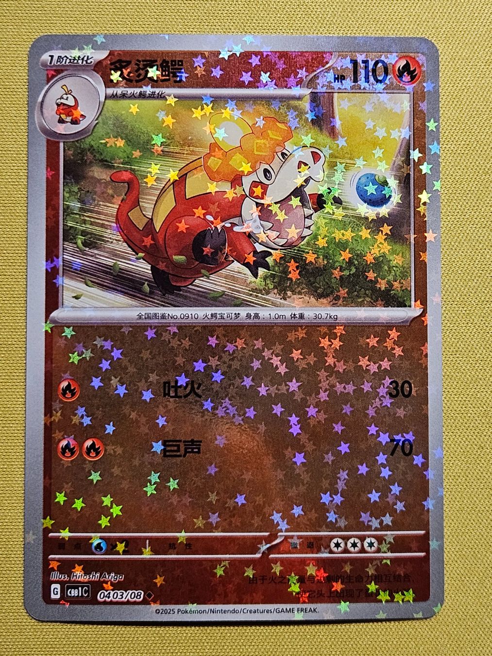 Pokémon Sammelbilder & Trading cards: CBB1C Gem Pack Vol. 1 - Crocalor 0403/08 – Gebraucht aus Bellinzona von Pokemarco