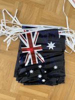 Wimpelkette Australien Flaggen, Kunststoff 28 cm hoch
